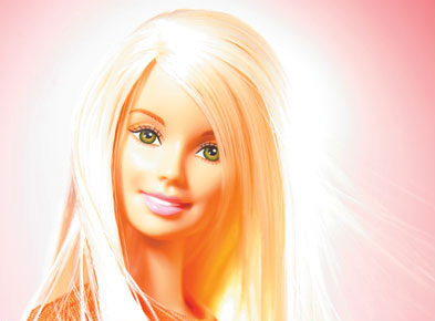 barbie pouf
